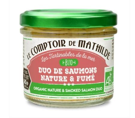 Duo de saumons nature & fumé 90g - Le Comptoir de Mathilde