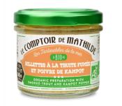 Rillettes de truite fumée et poivre de kampot 90g - Le Comptoir de Mathilde